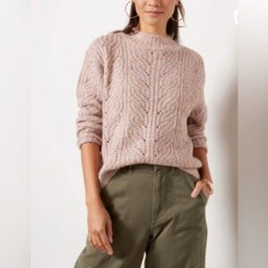 Z Supply Dove Pink Cozy Knit Sweater